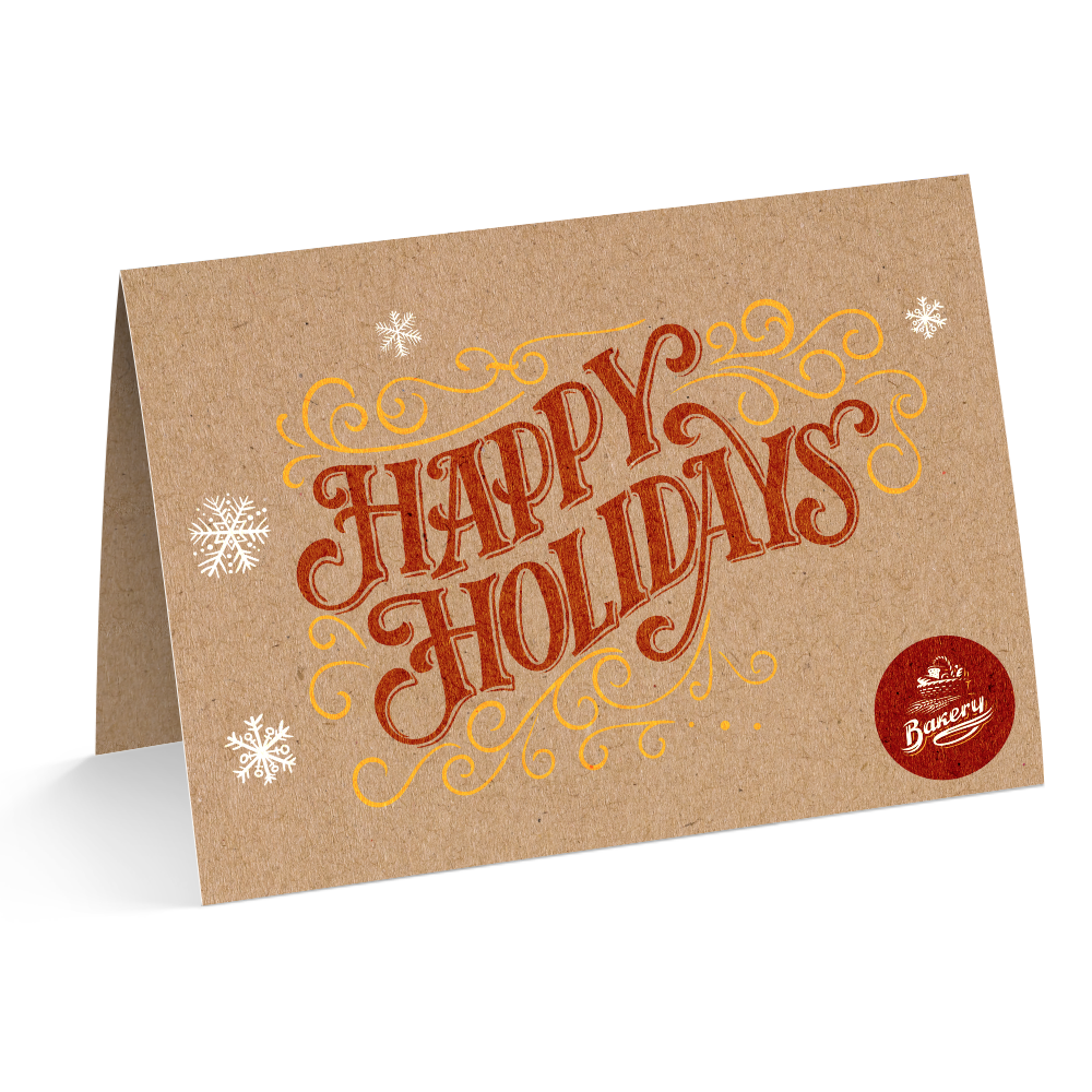 White Label Holiday Greeting Cards