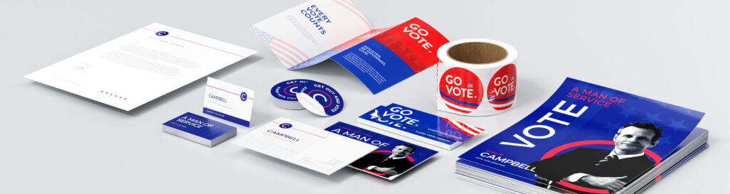 Political printing material for candidates
