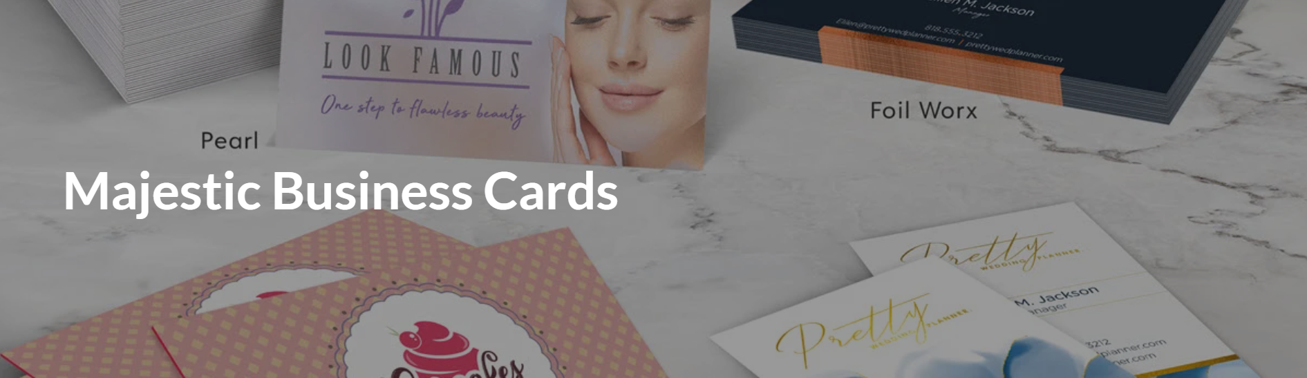 Premium and specialty business cards