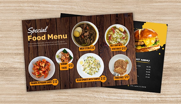 Restaurant Menu Marketing