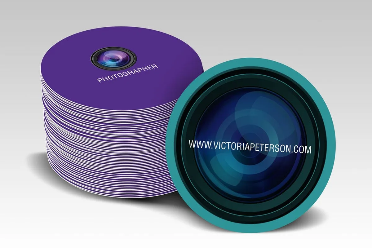 Circle business cards