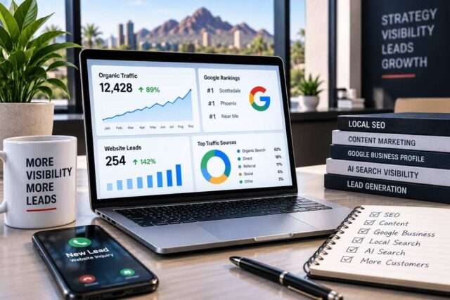 SEO and digital marketing focused on Google rankings, search visibility and website leads