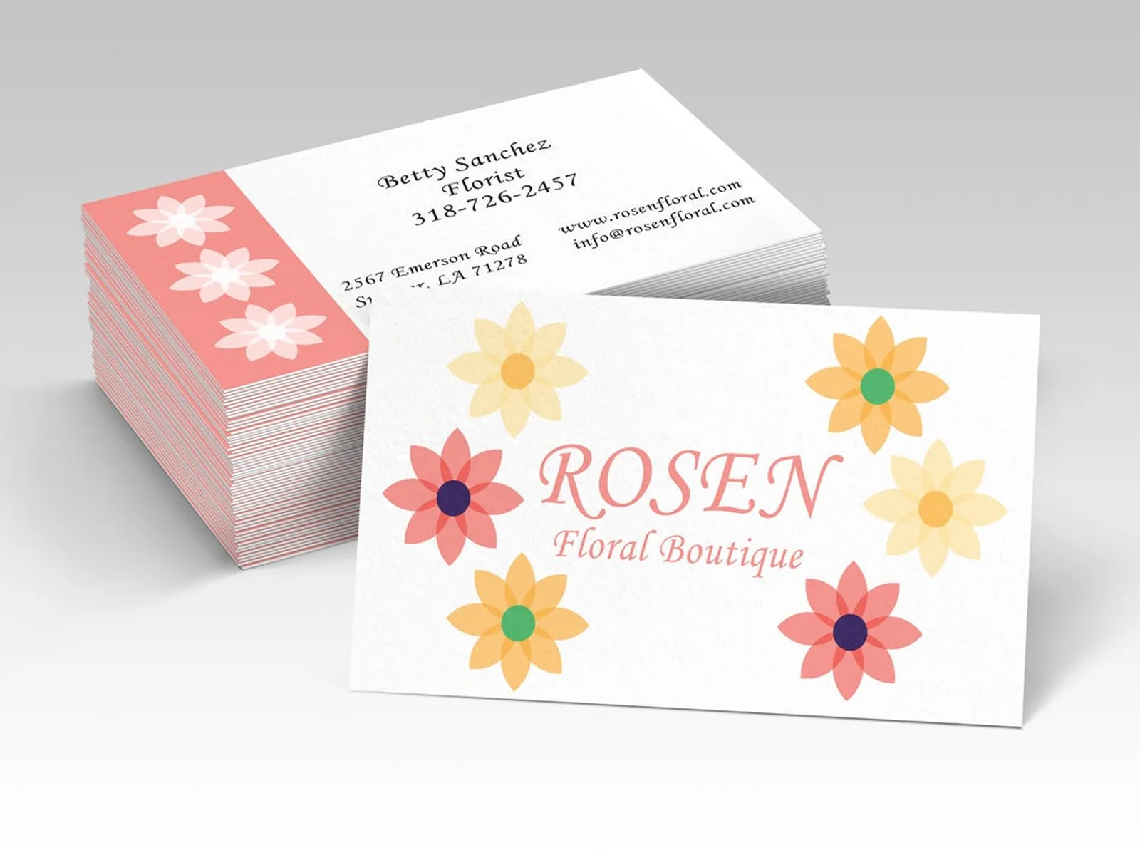 Stack of custom business cards printed in Scottsdale AZ