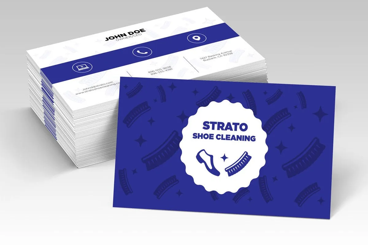 Suede velvet laminate business cards