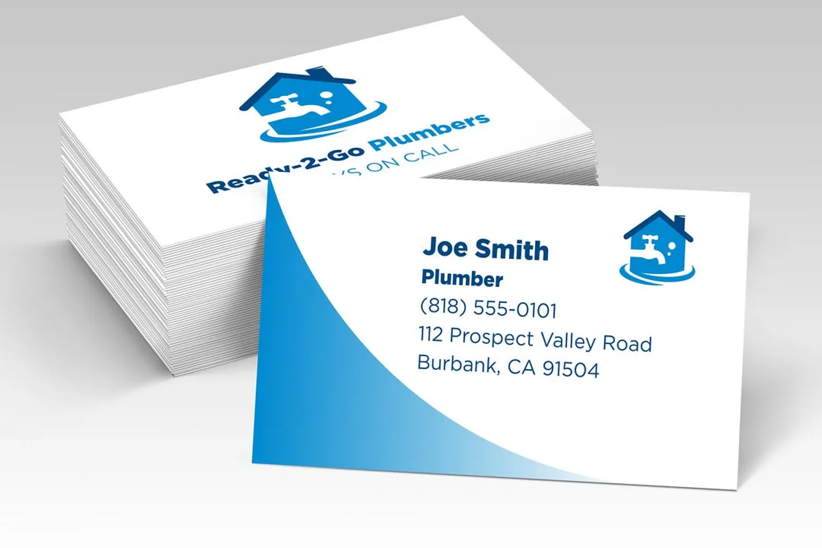 Waterproof synthetic business cards